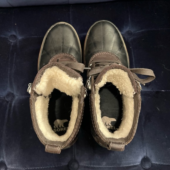 Sorel Mens Brown Caribou Storm Boot - Picture 3 of 6